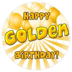 Golden Birthday Happy Golden Birthday, Birthday Wishes For Men, Happy Birthday Writing, Happy Birthday Princess, Golden Jubilee, 75th Birthday, Birthday Quotes Funny, 65th Birthday, Golden Birthday