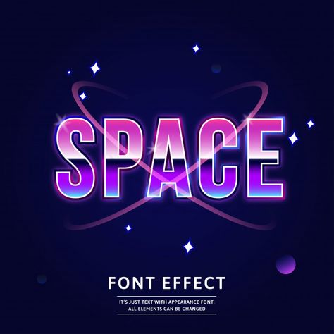 Outer Space Title. Modern editable typeface future Text Effect. Vector graphic style #vector #space  #texteffects #games  #logo #future Space Font Design, Space Typography Design, Space Branding Design, Outer Space Bulletin Boards, Preschool Outer Space, Outer Space Preschool, Outer Space Quotes, Outer Space Facts, Space Bulletin Boards