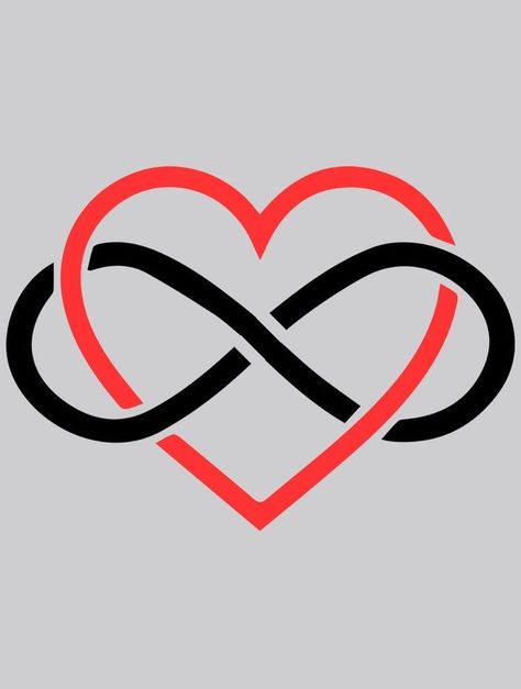 Infinite Love Tattoo, Love Hoodie, Infinity Tattoos, Love You Images, Infinite Love, Couple Tattoos, Love Tattoos, Heart Art, Heart Tattoo