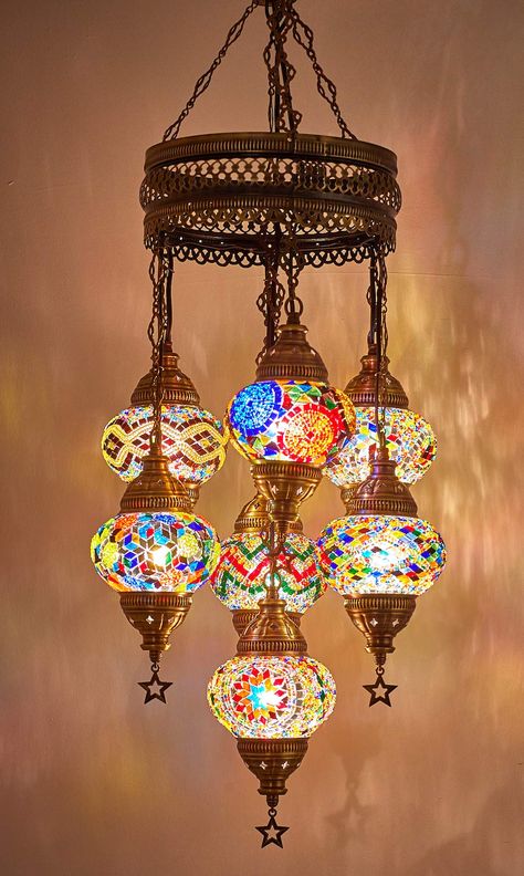 Spanish Chandelier, Turkish Hanging Lamp, Mosaic Ceiling, Turkish Lights, Turkish Lamp, Turkish Mosaic Lamp, Chrome Pendant Lighting, Chandelier Lights, Hanging Ceiling Lamps