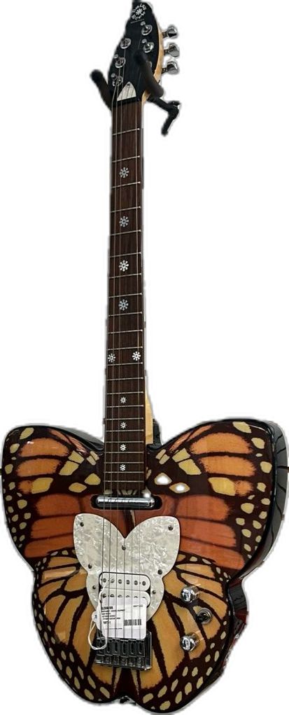 Butterfly Guitar, Funky Style, Guitar Tutorial, Guitar Art, Funky Fashion, Monarch Butterfly, Banjo, Violin, Cool Things