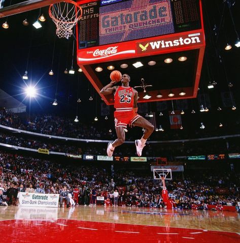 SI's 100 Best Michael Jordan Photos | Sports Illustrated Michael Jordan Slam Dunk, Michael Jordan Wizards, Michael Jordan Washington Wizards, Michael Jordan Dunking, Nba Slam Dunk Contest, High School Games, Michael Jordan Art, Kobe Bryant Michael Jordan, Michael Jordan Photos