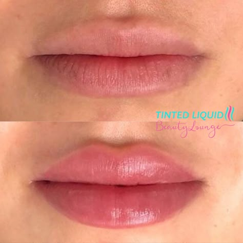 Lip Flip Inspiration, Lips Blush Tattoo, Lip Blush Natural, Lip Tattoo Makeup, Heavy Lower Lip Filler, Natural Lip Blushing, Natural Lip Tattoo, Lip Fillers Natural Look, Natural Lip Blushing Tattoo Colors