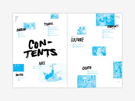 Uncommon Zine Contents by Travis Nagle - Dribbble Table Of Contents Zine, Zine Contents Page, Digital Zine Layout, Context Page Design, Zine Template Layout Design, Contents Page Magazine, Magazine Table Of Contents Design, Magazine Contents Page Design, Zines Design