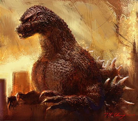 Godzilla 1991 by cheungchungtat on deviantART Heisei Godzilla, Giant Monster Movies, Godzilla Art, Godzilla 2, Godzilla Wallpaper, Mars Attacks, Action Comics, Kaiju Art, Famous Monsters