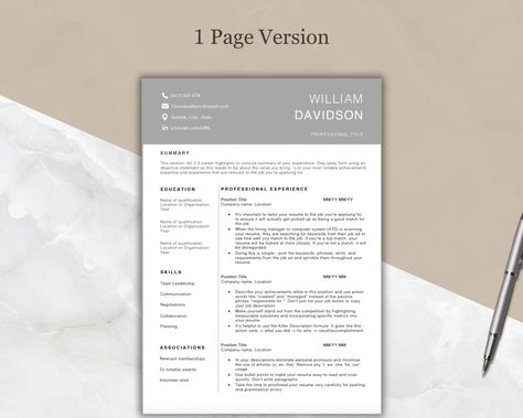 Excited to share the latest addition to my #etsy shop: Australian cv resume, professional resume template, Professional CV design https://etsy.me/43LF0Bg #australiancv #australianresume #resumetemplate #cvdesign #professionalresume #resumedesign #simpleresume #australi Professional Cv Design, Simple Resume Format, Cv Design Professional, Resume Professional, Verbs List, Professional Cv, Action Verbs, Simple Resume, Professional Resume Template