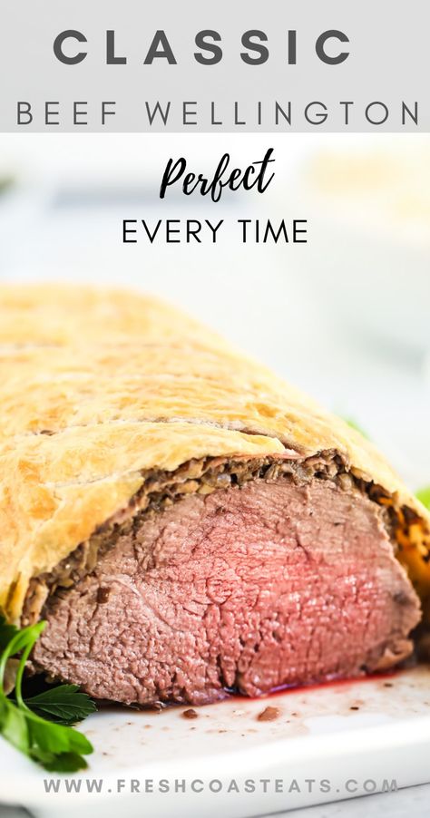 Gordon Ramsay Beef Wellington, Gordon Ramsey Recipes, Wellington Recipe, Mojito Recept, Gordon Ramsay Recipe, Beef Wellington Recipe, British Dishes, Hell's Kitchen, Tv Dinner