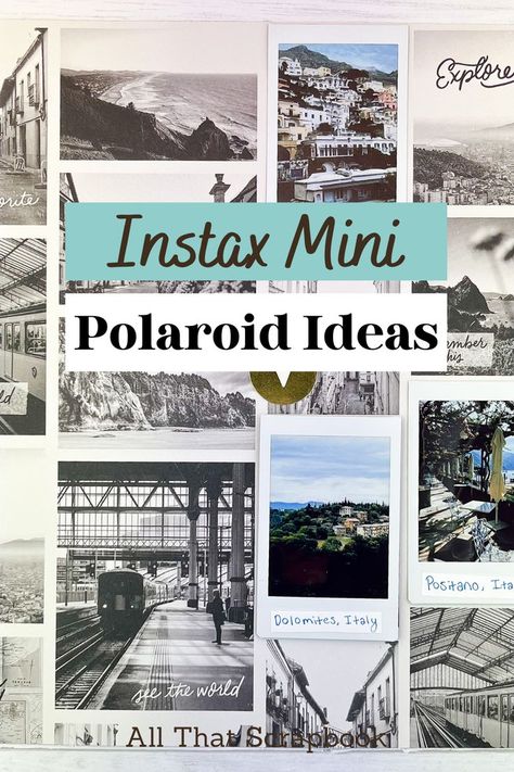 Instax Mini Ideas Instax Mini Ideas Photography, Instax Mini Album Diy, Instant Photo Ideas, Instax Mini Photo Ideas, Fotos Instax Mini Ideas, Diy Photo Book Handmade, Polaroid Scrapbook, Instax Mini Ideas, Van Gogh Aesthetic