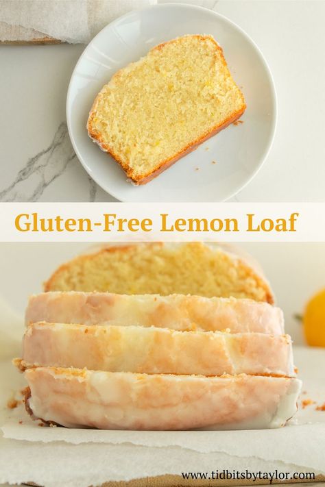 You are going to love this Gluten-Free Lemon Loaf recipe because it is moist, sweet, full of lemony flavour, and you can’t even tell it is gluten-free! #glutenfree #lemon #loaf Gluten Free Lemon Loaf, Gluten Free Lemon Pound Cake, Lemon Bread Recipes, Lemon Loaf Recipe, Lemon Loaf Cake, Lemon Bread, Lemon Loaf, Lemon Flavor, Lemon Pound Cake