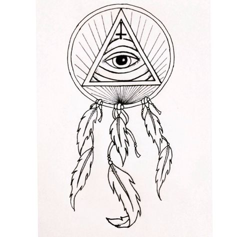 My latest tattoo design of an all seeing eye and dream catcher soon to be collaborated. Line and dot work using a fineliner. #tattoo #allseeingeye #dreamcatcher Allseeingeye Tattoo Design, Evil Eye Dream Catcher Tattoo, Evil Eye Dream Catcher, Eye Dream Catcher, Latest Tattoo Design, Pyramid Eye, Card Tattoo Designs, Moon Mandala, Dream Catcher Tattoo