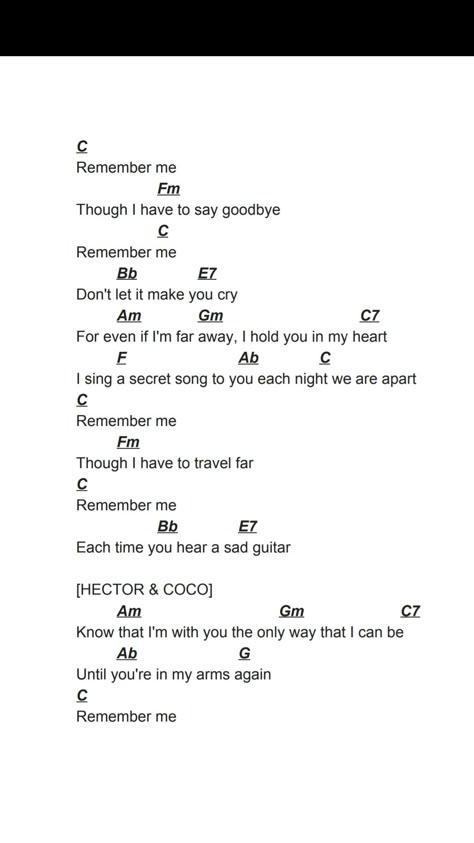 Coco "Remember me" Remember Me Coco Ukulele Chords, Ukelele Chords Song, Somewhere Only We Know Guitar Chords, Remember Me Ukulele Chords, Remember Me Guitar Chords, Guitar Songs Sheet Music, Remember Me Coco Guitar Tab, Song Chords Guitar, Remember Me Guitar Tab