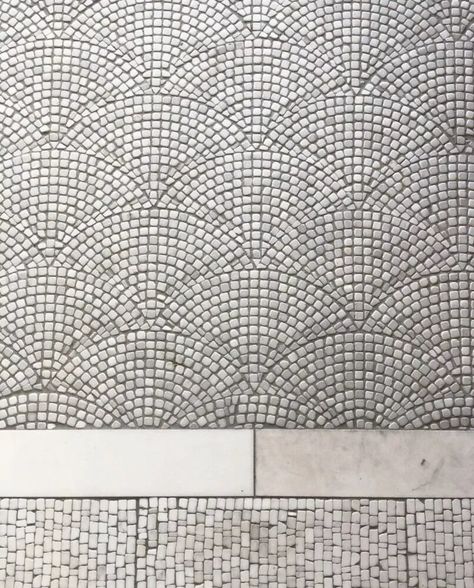 THASSOS TUMBLED FAN Marble Mosaic - Luscombe Tiles Laundry Powder Room, Large Hexagon Tile, Default Icon, Bejmat Tiles, Super White Quartzite, Thassos Marble, Grey Mosaic, Wood Hexagon, Penny Round Mosaic