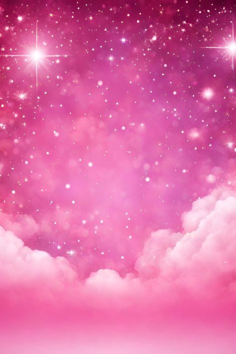 Cartoon Winter Aesthetic, Winter Aesthetic Pink, Girly Wallpapers For Iphone, Neon Cloud, Cute Girly Wallpapers, A Cute Wallpaper, Blossom Nails, Cloud Aesthetic, Cartoon Winter