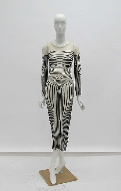 Jean Paul Gaultier | SS 1996 Jean Paul Gaultier 90s, Gaultier Dress, Jean Paul Gaultier Dress, Vintage Jean Paul Gaultier, Lycra Dress, Paul Gaultier Spring, Techno Fashion, Juergen Teller, Outfit Layout