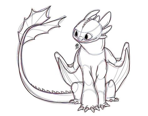 Toothless Sketch, Toothless Drawing, Easy Dragon Drawings, Httyd Art, Dragon Sketch, Arte Sketchbook, Dragon Artwork, Dragon Drawing, Animal Sketches