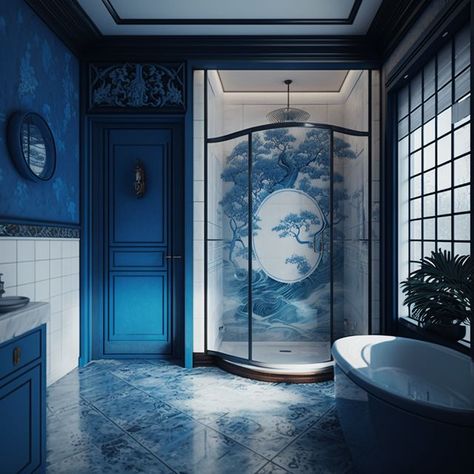 The China Vibes on Instagram: "A modern luxury bathroom with Chinese vibes. Who wouldn't want to take a shower in this stunning space? (2/3) 🛁 Follow @thechinavibes! #bathroom #modernbathroom #bathroomdesign #interiordesign #chinesevibes" Chinese Bathroom, Small Shower Room, Modern Luxury Bathroom, Aesthetic Roses, Small Showers, Modern Chinese, Take A Shower, Shower Room, Luxury Bathroom