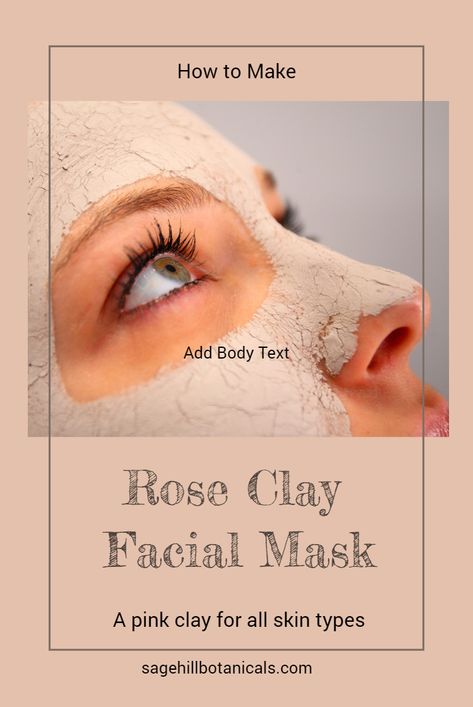 Rose Clay Facial Mask Recipe Clay Soap Recipe, French Pink Clay, Clay Soap, Homemade Facials, Herbal Recipes, Gentle Exfoliator, Pink Clay, Clay Masks, Facial Masks