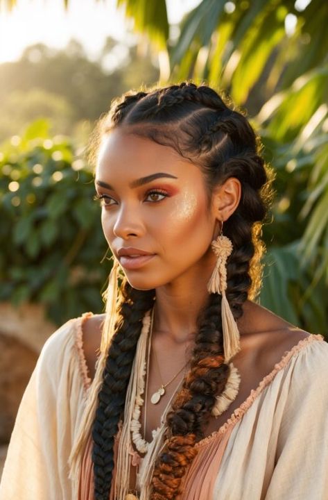 default a cinematic photo of easy braids ideas captured on a w 4 c9dac1d9 a65d 4cf0 a186 4386ac0ee125 Audition Hairstyles, Sleek Braid, Festival Braids, Braided Updos, Curly Hair Braids, Pretty Braids, Boxer Braids, Summer Braids, Fishtail Braids