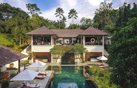 An Eclectic Balinese Escape For The Cultured Traveller | Habitus Living Bali Luxury Villas, Ubud Villas, Bedroom Beach, Bali Resort, Beach Bedroom, Beach Tropical, Luxury Suite, Denpasar, Holiday Villa