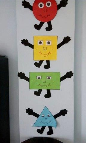 Playful activities about geometric shapes Kids Classroom Decor, Diy Classroom Decorations, Preschool Classroom Decor, Toddler Classroom, Alphabet Worksheets Preschool, Shapes Preschool, Shapes Activities, Math Activities Preschool, Kids Classroom