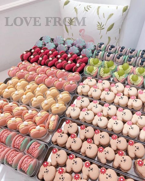 Mini Donut Recipes, Korean Sweets, Kue Macaroon, Pastry Design, Kawaii Cooking, Macaroon Recipes, Easy Food Art, Healthy Lifestyle Food, Fancy Desserts