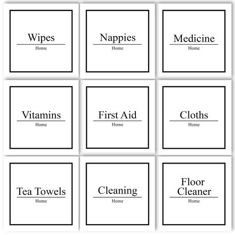 Storage labels, Kitchen labels, Jar Labels, Pantry labels, Home organisation | eBay Square Pantry, Labels Kitchen, Baking Quotes, Spice Jar Labels, Kitchen Labels, Storage Labels, Pantry Labels, Spice Jar, Jar Labels