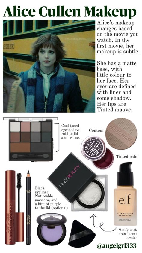 Alice Cullen Makeup, Alice Cullen Aesthetic, Cullen Aesthetic, Twilight Makeup, Makeup Vampire, Twilight Outfits, Makeup Prep, Twilight Aesthetic, Forks Washington