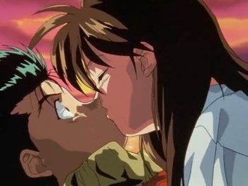 Yusuke And Keiko, Yu Yu Hakusho, Anime