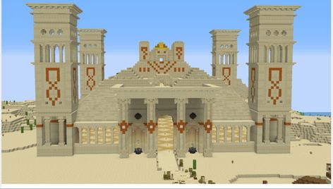 Minecraft Pyramid, Minecraft Temple, Desert Temple, Minecraft Building Guide, Minecraft Castle, Minecraft Room, Cute Minecraft Houses, Minecraft City, Minecraft Plans