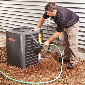 12 Things to Check Before You Call an HVAC Tech | Family Handyman | The Family Handyman Hvac Troubleshooting, Squeaky Floors, Air Conditioner Maintenance, Hvac Tech, Dryer Repair, Door Sweep, Leaky Faucet, Home Fix, Mini Blinds