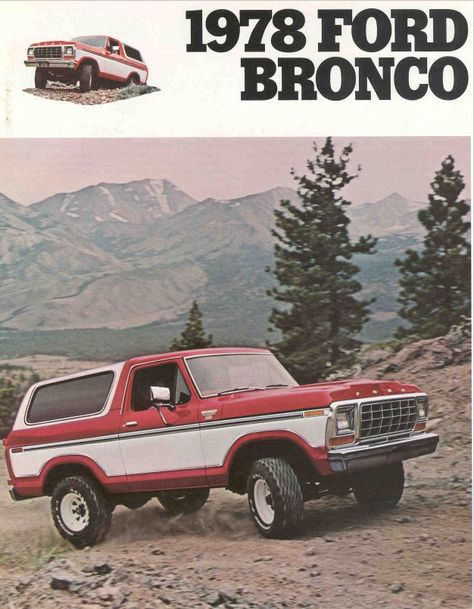 '78 Bronco Dealer Catalog 80s Ford Bronco, 1970 Ford Bronco, 1978 Ford Bronco, Old Ford Bronco, Old Bronco, 1979 Ford Bronco, 1979 Ford Truck, Ford Suv, Classic Ford Broncos