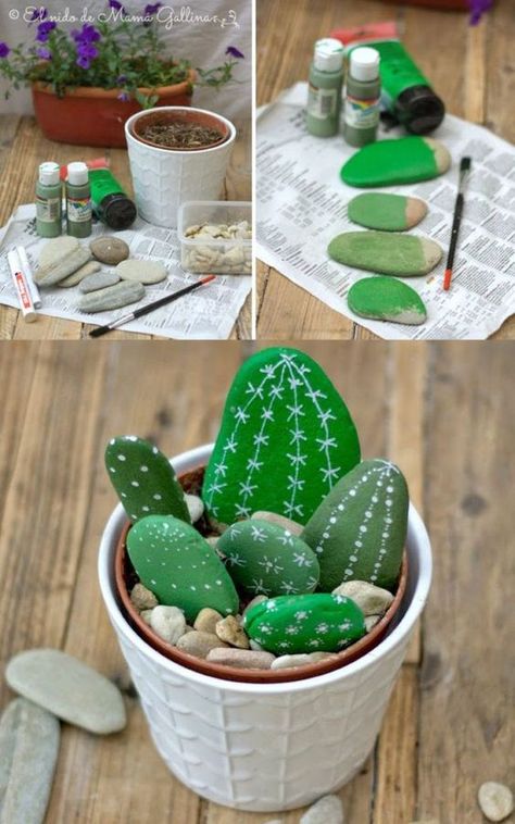 Painted Rock Ideas, Diy Home Garden, Garden Decor Crafts, Rainbow Diy, Diy Shop, Family Diy, Diy Simple, Creative Arts And Crafts, Have Inspiration