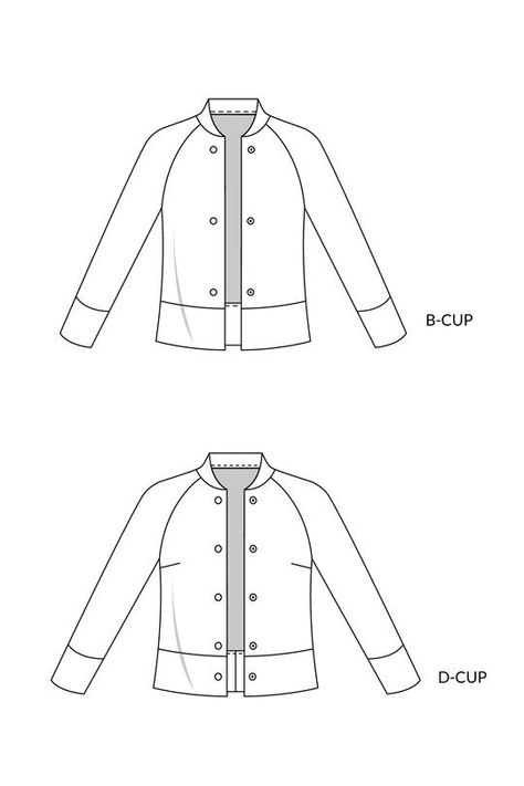 Raglan Sleeve Jacket Pattern, Pola Jaket, Raglan Sleeve Jacket, Interfacing Fabric, Raglan Knit, Jacket Sewing Pattern, Bulky Knit, Boxy Jacket, Jacket Sewing