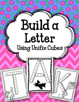 These adorable cards are the perfect way to have your students practice making… Academic Activities, Prek Literacy, Unifix Cubes, Reading Readiness, It Is Friday, Literacy Centres, Alphabet Centers, Abc Cards, Literacy Centers Kindergarten