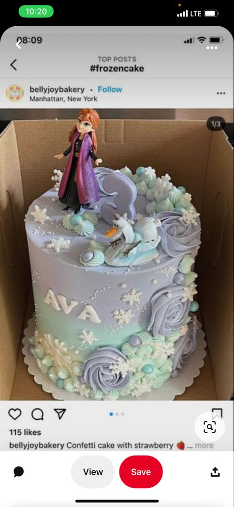 Frozen 2 Birthday Cake And Cupcakes, 1 Tier Frozen Birthday Cake, Small Elsa Cake, Anna Theme Birthday Party, Frozen Summer Cake, Elsa 3rd Birthday Cake, Purple Frozen Birthday Cake, Frozen 3rd Birthday Party Cake, Elsa Third Birthday