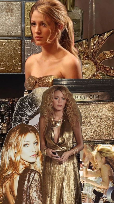 #gossipgirl #serena #seranavanderwoodsen #gold #gg Serena Van Der Woodsen Gold, Serena Van Der, Serena Van, Serena Van Der Woodsen, Golden Girl, Gossip Girl, Van, Gold