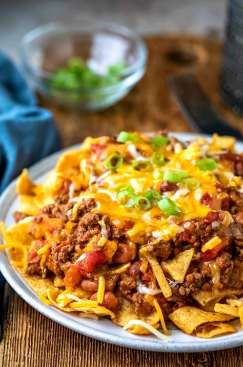 Chili Frito Pie, Chili Frito, Frito Pie Recipe, Frito Chili, Frito Chili Pie, Instant Pot Chili, Instant Pot Pasta Recipe, Frito Pie, Cook Dinner