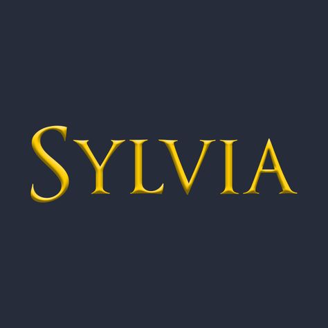 Sylvia Name, Pregnancy Week, Dark Design, Door Gate Design, Name Print, Door Gate, Female Girl, Women Names, Pregnancy Week By Week