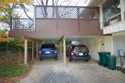 Under Deck Finishes - California Custom Decks Deck Carport, Garage Deck, Costa Rica House, Deck Finishes, Second Story Deck, Four Seasons Room, Under Deck, Yard Deck, Under Decks