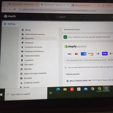 I will enable Shopify payment and Shopify balance on your created Shopify store with active card payment feature available for transactions.#shopifypayment #shopifybalance #shopify #dropshipping #ecommerce #ecommercebusiness #ecommercetips #ecommercestore #onlineshopping #onlinebusiness #onlinestore #startup #entrepreneur #business #businesstips #marketing #growthhacking #socialmedia #facebook #instagram . #ShopifyPaymentNL #ShopifyBalanceNL #EcommerceNetherlands #OnlinePayments #ShopifySto... Shopify Account Balance, Shopify Sales Dashboard, Shopify Store Owner, Shopify Sales 100k, Shopify Templates Ecommerce Websites, Ecommerce Store, Shopify Store, E Commerce Business, Business Tips
