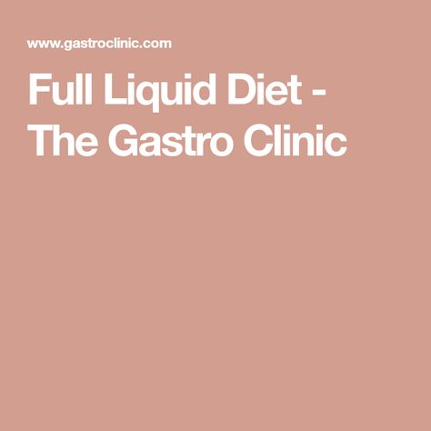 Full Liquid Diet, Clear Liquid Diet, Soft Diet, Bariatric Sleeve, Fruit Slush, Ice Chips, Cream Of Wheat, Sleeve Surgery, Liquid Diet