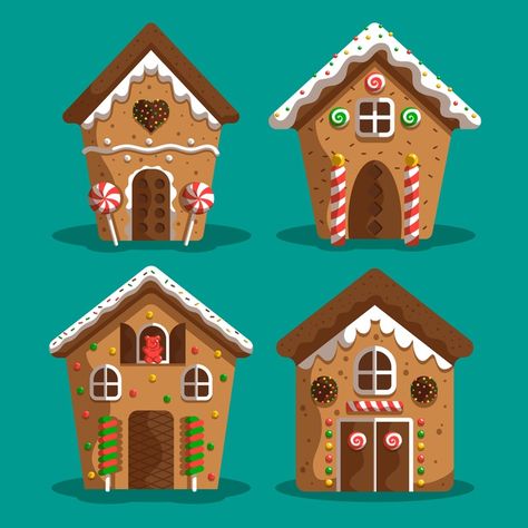 Christmas Stories For Kids, Xmas Gingerbread, Rug Hooking Patterns, Christmas Gingerbread House, Christmas Icons, Gingerbread Houses, Sweet Christmas, Christmas Illustration, Christmas House