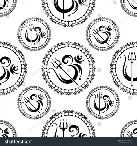 Aum (Om) The Holy Motif Seamless Pattern Vector Art Illustration #Ad , #AD, #Holy#Motif#Aum#Om Om Symbol, Vector Art Illustration, Seamless Pattern Vector, Pattern Vector, Art Illustration, Seamless Pattern, Seamless Patterns, Vector Art, Stock Vector