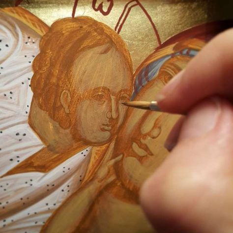 Interview with iconographer Julia Bridget Hayes @ikonographics Paint Icon, Art Journal, Interview, Pattern, Art