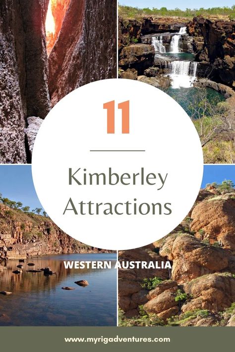 11 BEST Kimberley Attractions, Western Australia | MYRIG Adventures Australia Camping, Western Australia Road Trip, Western Australia Travel, Gibb River Road, New Zealand Itinerary, Kakadu National Park, Australia Itinerary, Budget Friendly Travel, Outback Australia