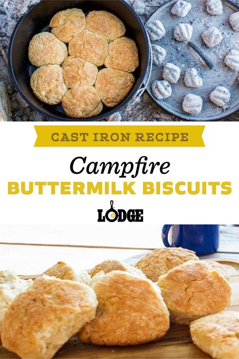 Campfire Biscuits, Dutch Oven Recipes Cast Iron, Dutch Oven Camping Recipes, Healthy Camping Food, Dutch Oven Camping, Dutch Oven Bread, Camping Breakfast, Bread Breakfast, Dutch Ovens