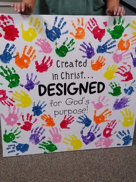 Christian Daycare Crafts, Awana Truth And Training, Bible School Crafts For Kids Ideas, Easy Vacation Bible School Crafts, Fun Classroom Decor Preschool, 2 Corinthians 5:17 Craft For Kids, Awana Decorating Ideas, God Cares For Us Craft For Kids, Childrens Ministry Bulletin Board Ideas