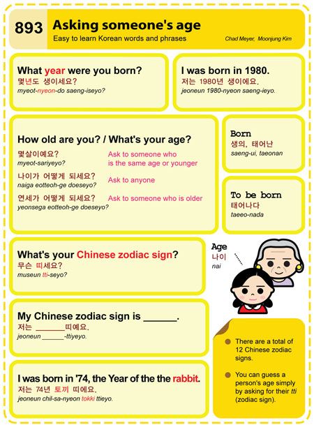 Easy to Learn Korean 893 - Asking Someone's Age. Chad Meyer and Moon-Jung Kim EasytoLearnKorean.com Learn To Speak Korean, Korean Verbs, Korean Grammar, Learning Korean Grammar, Korean Slang, Korean Text, Speak Korean, Learn Basic Korean, Korean Age