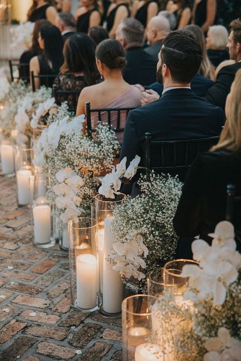 Black And White Wedding Theme, Flowers And Candles, White Wedding Theme, Dream Wedding Decorations, Orchid Wedding, Wedding Vision Board, 2025 Wedding, Future Wedding Plans, Classy Wedding