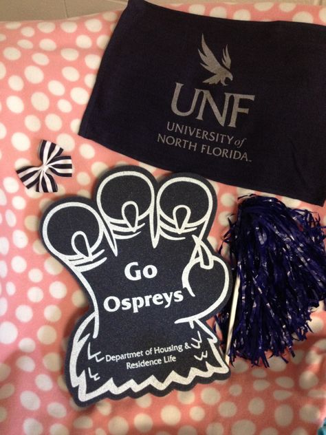 How the University of North Florida students show their pride at all of the campus sporting events! #UNF #GoOspreys University Of North Florida, Pinterest Contest, North Florida, Fall 2023, Sport Event, School Stuff, Vision Board, University, Florida